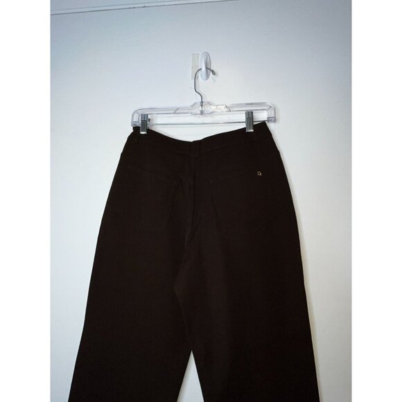 S.T John Sport Brown High Waist Straight-Leg Women's Pants Size 6 - Picture 7 of 15